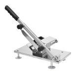 2-SOGA Manual Frozen Meat Slicer Handle Meat Cutting Machine 18/10 Commercial Grade Stainless Steel