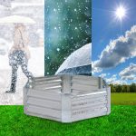 5-SOGA 2X 60cm Hexagon Shape Galvanised Raised Garden Bed Vegetable Herb Flower Outdoor Planter Box
