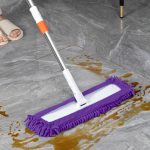 2-SOGA 60x12 Microfiber Flat Mop Floor Cleaning Pads Rotating Dust Remover 3 Color