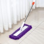 3-SOGA 60x12 Microfiber Flat Mop Floor Cleaning Pads Rotating Dust Remover 3 Color