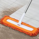 3-SOGA 3X 50x12 Orange Microfiber Flat Mop Floor Cleaning Pads Rotating Dust Remover