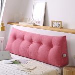 3-SOGA 4X 120cm Pink Triangular Wedge Bed Pillow Headboard Backrest Bedside Tatami Cushion Home Decor