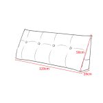5-SOGA 4X 120cm Pink Triangular Wedge Bed Pillow Headboard Backrest Bedside Tatami Cushion Home Decor