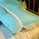 5-SOGA 2X 150cm Light Blue Princess Bed Pillow Headboard Backrest Bedside Tatami Sofa Cushion with Ruffle Lace Home Decor