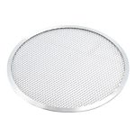 1-SOGA 8-inch Round Seamless Aluminium Nonstick Commercial Grade Pizza Screen Baking Pan