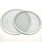 5-SOGA 8-inch Round Seamless Aluminium Nonstick Commercial Grade Pizza Screen Baking Pan