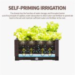 7-SOGA 120cm Raised Planter Box Vegetable Herb Flower Outdoor Plastic Plants Garden Bed