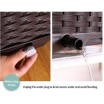 8-SOGA 120cm Raised Planter Box Vegetable Herb Flower Outdoor Plastic Plants Garden Bed