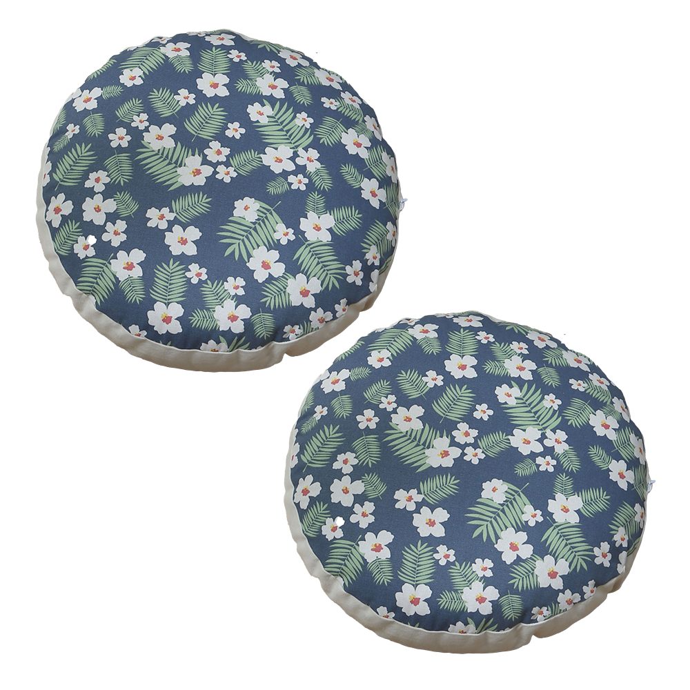 1-SOGA 2X 53cm Soft Polyester-Cotton Pillow with Eco-Friendly EPP Particle Insert Home Decor