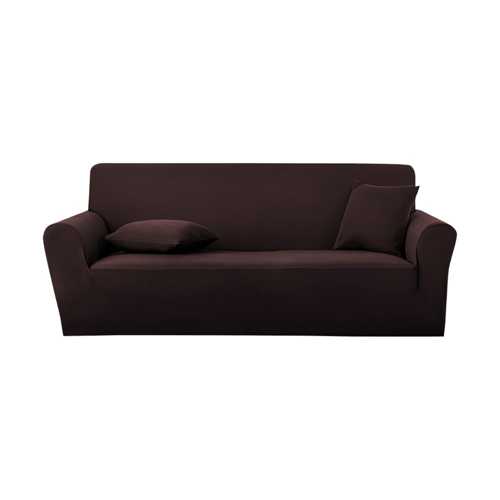 1-SOGA 3-Seater Coffee Sofa Cover Couch Protector High Stretch Lounge Slipcover Home Decor