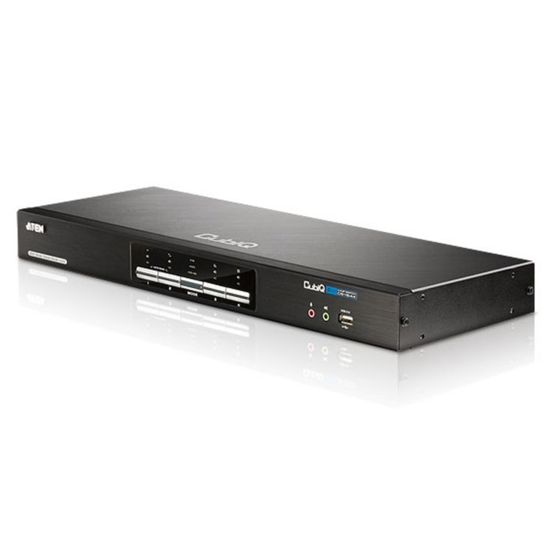 Aten Desktop KVMP Switch 4 Port Dual Display DVI Dual Link w/ audio KVM Switch & Video