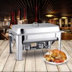 2-SOGA 2X 9L Stainless Steel Chafing Catering Dish Food Warmer
