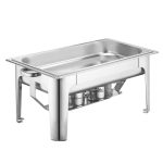 4-SOGA 2X 9L Stainless Steel Chafing Catering Dish Food Warmer