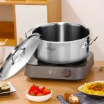 2-SOGA Stock Pot 9L 23L Top Grade Thick Stainless Steel Stockpot 18/10