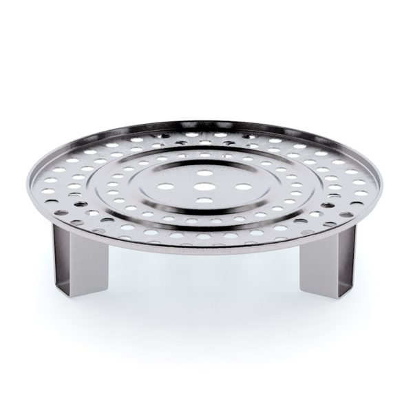 1-SOGA 43cm Stainless Steel Steamer Insert Stock Pot Steaming Rack Stockpot Tray