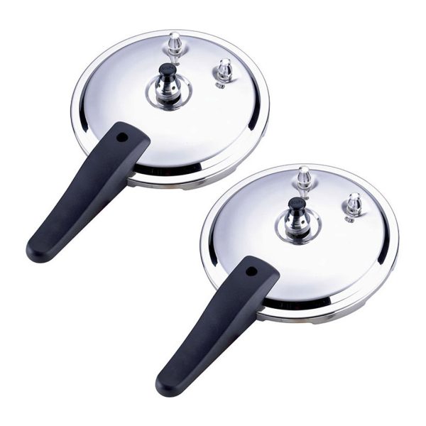 1-2X Stainless Steel Pressure Cooker 4L Lid Replacement Spare Parts