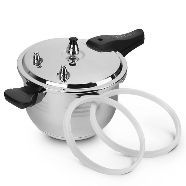 1-8L Commercial Grade Stainless Steel Pressure Cooker With Seal