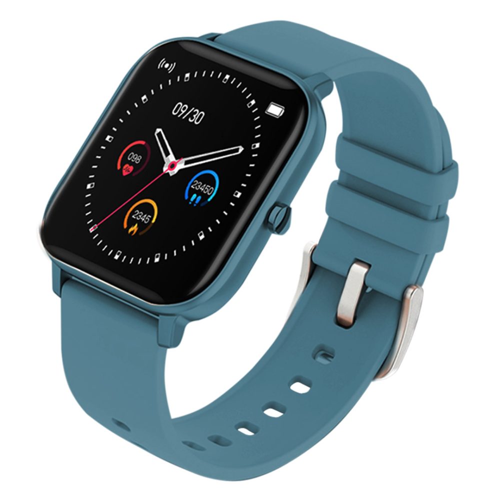 1-SOGA Waterproof Fitness Smart Wrist Watch Heart Rate Monitor Tracker P8 Blue