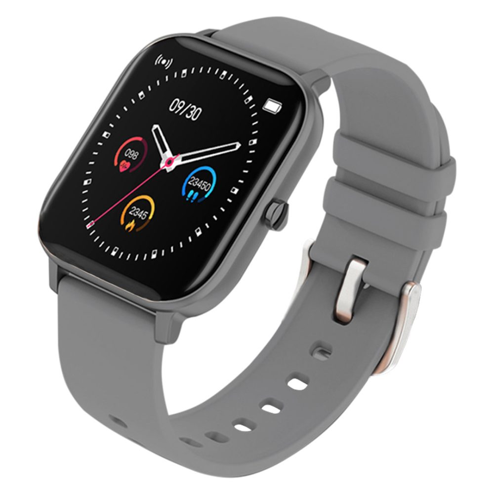 1-SOGA Waterproof Fitness Smart Wrist Watch Heart Rate Monitor Tracker P8 Grey