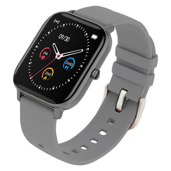 1-SOGA Waterproof Fitness Smart Wrist Watch Heart Rate Monitor Tracker P8 Grey