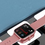 5-SOGA Waterproof Fitness Smart Wrist Watch Heart Rate Monitor Tracker P8 Pink