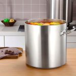4-SOGA Stock Pot 21L Top Grade Thick Stainless Steel Stockpot 18/10 Without Lid
