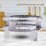 5-SOGA 50L Stainless Steel Stock Pot with Two Steamer Rack Insert Stockpot Tray
