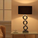 4-SOGA 2X Simple Industrial Style Table Lamp Metal Base Desk Lamp