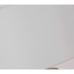 5-SOGA 60cm White Marble Bedside Modern Desk Table Lamp Living Room Shade with Cylinder Base