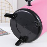 5-SOGA 16L Stainless Steel Insulated Milk Tea Barrel Hot and Cold Beverage Dispenser Container with Faucet Pink