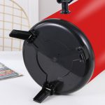 5-SOGA 4X 18L Stainless Steel Insulated Milk Tea Barrel Hot and Cold Beverage Dispenser Container with Faucet Red