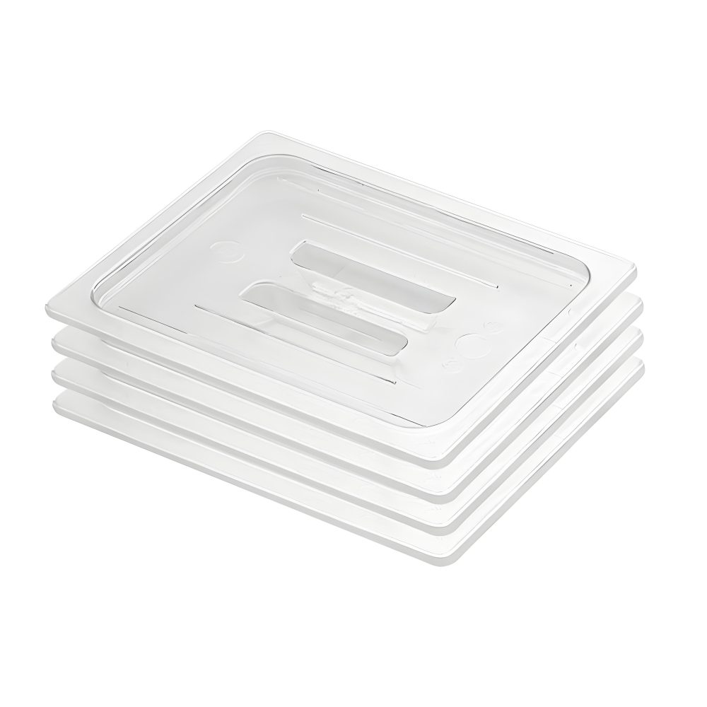 1-SOGA Clear Gastronorm 1/2 GN Lid Food Tray Top Cover Bundle of 4