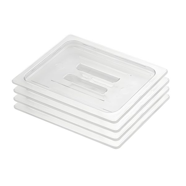 1-SOGA Clear Gastronorm 1/2 GN Lid Food Tray Top Cover Bundle of 4