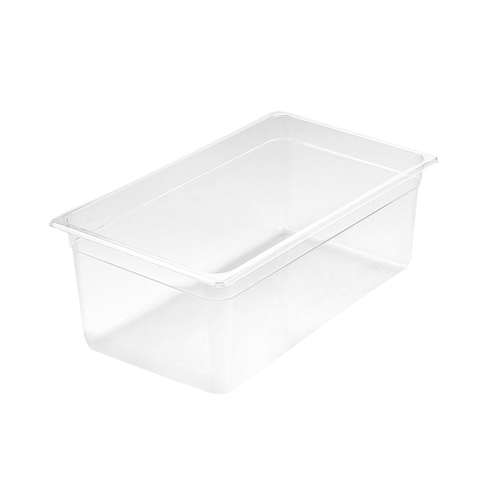 1-SOGA 200mm Clear Gastronorm GN Pan 1/1 Food Tray Storage