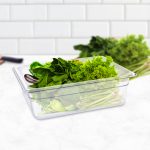 3-SOGA 100mm Clear Gastronorm GN Pan 1/2 Food Tray Storage Bundle of 6