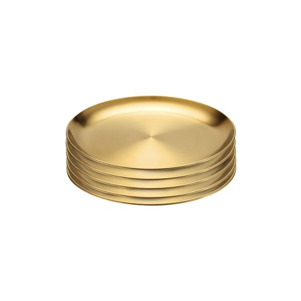 1-SOGA 14cm Premium Gold Grilling Plate  Durable