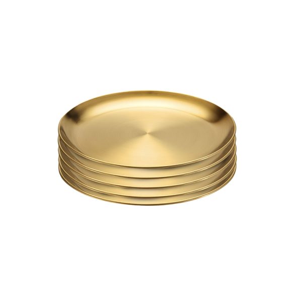 1-SOGA 17cm Premium Gold Grilling Plate  Durable