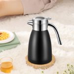 3-SOGA 2X 1.2L Stainless Steel Insulated Vacuum Flask Water Bottle Black