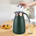 5-SOGA 1.8L Stainless Steel Insulated Vacuum Flask Water Coffee Jug Thermal Green
