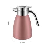 4-SOGA 2X 1.8L Stainless Steel Insulated Vacuum Flask Water Bottle Pink