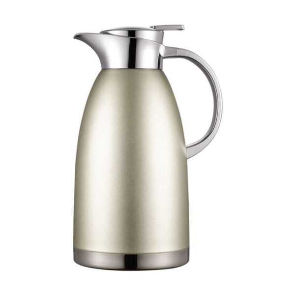 1-Soga 2.3L Gold Color 3-Layer Vacuum Insulated Stainless Steel Flask  Ideal for Home and office