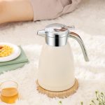 3-SOGA 2X 2.2L Stainless Steel Insulated Vacuum Flask Water Coffee Jug Thermal White