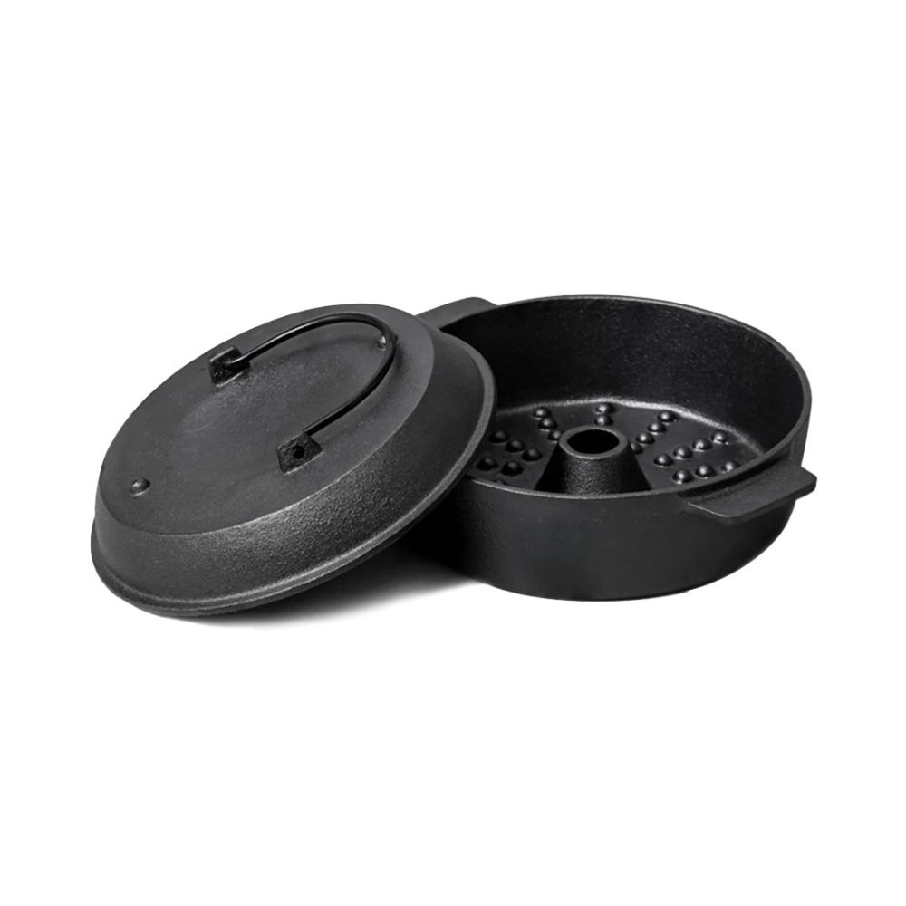 1-SOGA 28cm Cast Iron Dutch Oven Pre-Seasoned Cast Iron Pot with Lid