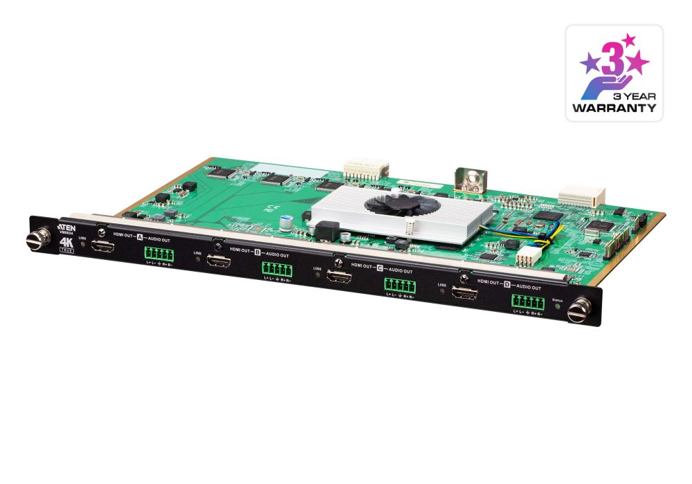 Aten 4 Port HDMI True 4K Output Board with Scalar for VM3250 KVM Switch & Video