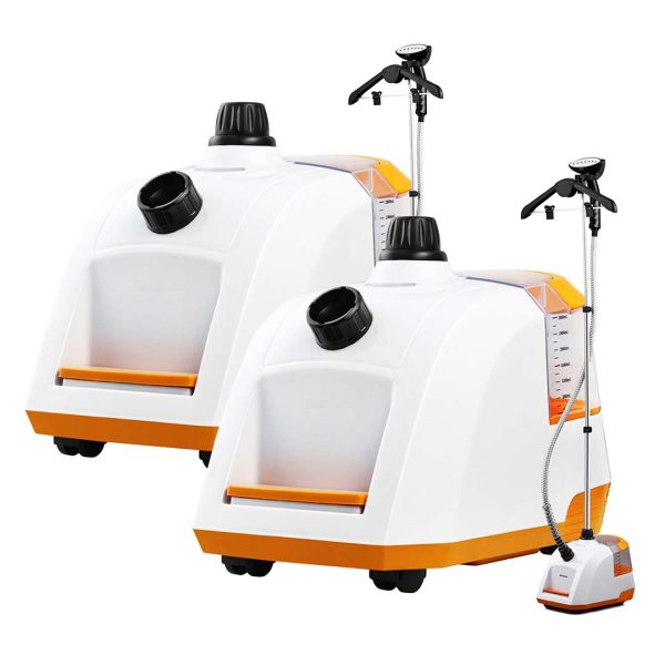 1-SOGA 2X 80min Garment Steamer Portable Cleaner Steam Iron White