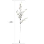 2-SOGA 10X Artificial Silk Flower Fake Cherry Blossom Bouquet Table Decor White
