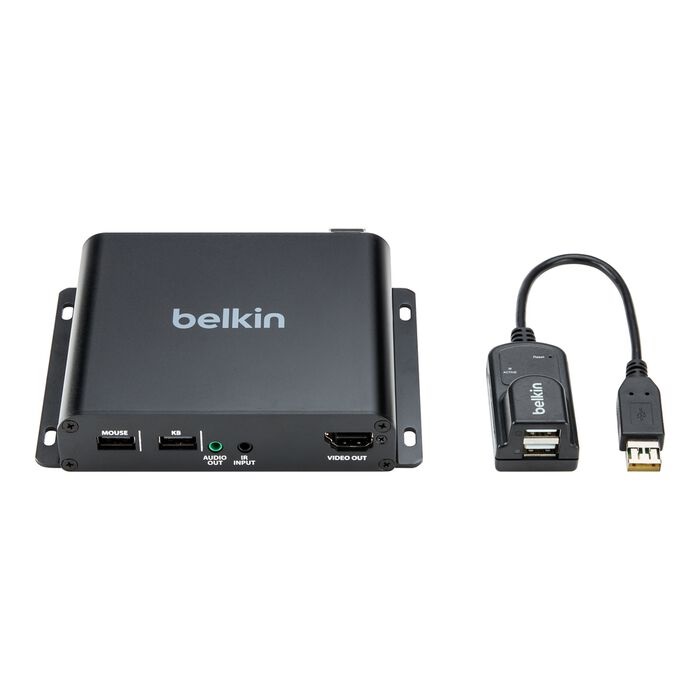 Belkin Cybersecurity and Secure KVM Extender Receiver Fiber SFP - Universal Video KVM Switch & Video