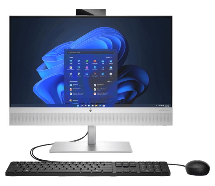 HP EliteOne 840 G9 AIO 23.8'/24' FHD Intel i7-14700 vPro 16GB DDR5 512GB SSD Windows 11 PRO Intel UHD GPU WIFI6E 5MP IR Webcam Keyboard Mouse 3YR wty Systems - NUC/SFF/AIO