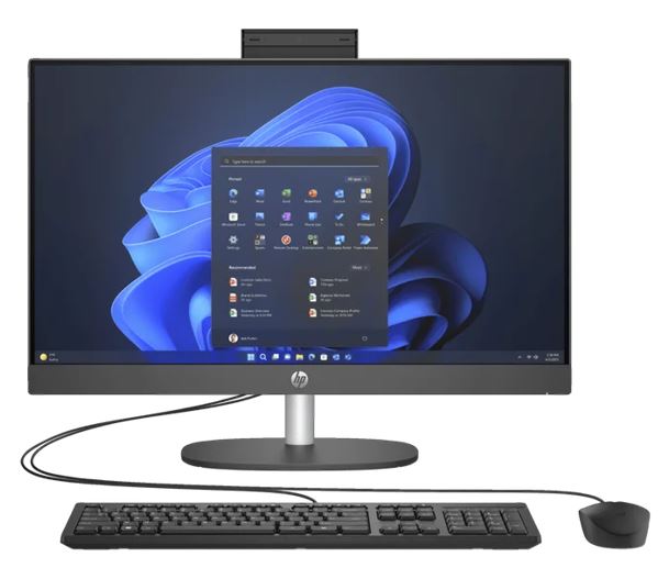 HP ProOne 245 G10 AIO 23.8'/24' FHD NT Intel i5-1334U 16GB 512GB SSD WIN 11 PRO Intel® Iris® Xᵉ Graphics WiFi6 Keyboard+Mouse 1Yr OS WTY Iron gray Systems - NUC/SFF/AIO