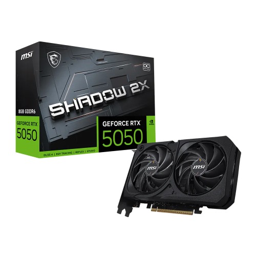 MSI nVidia GeForce RTX 5050 8G SHADOW 2X OC Video/Graphics Cards
